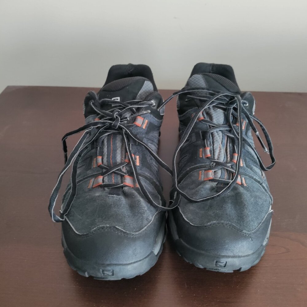 Salomon Mens 11.5 X Ultra Contragrip Black Blue Trail Hiking Shoes 159817 - Picture 5 of 9